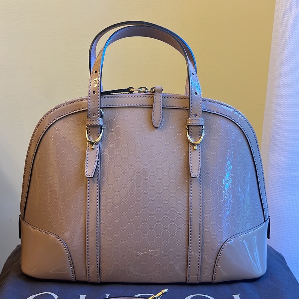 Authentic Gucci Dome Satchel Crossbody Bag